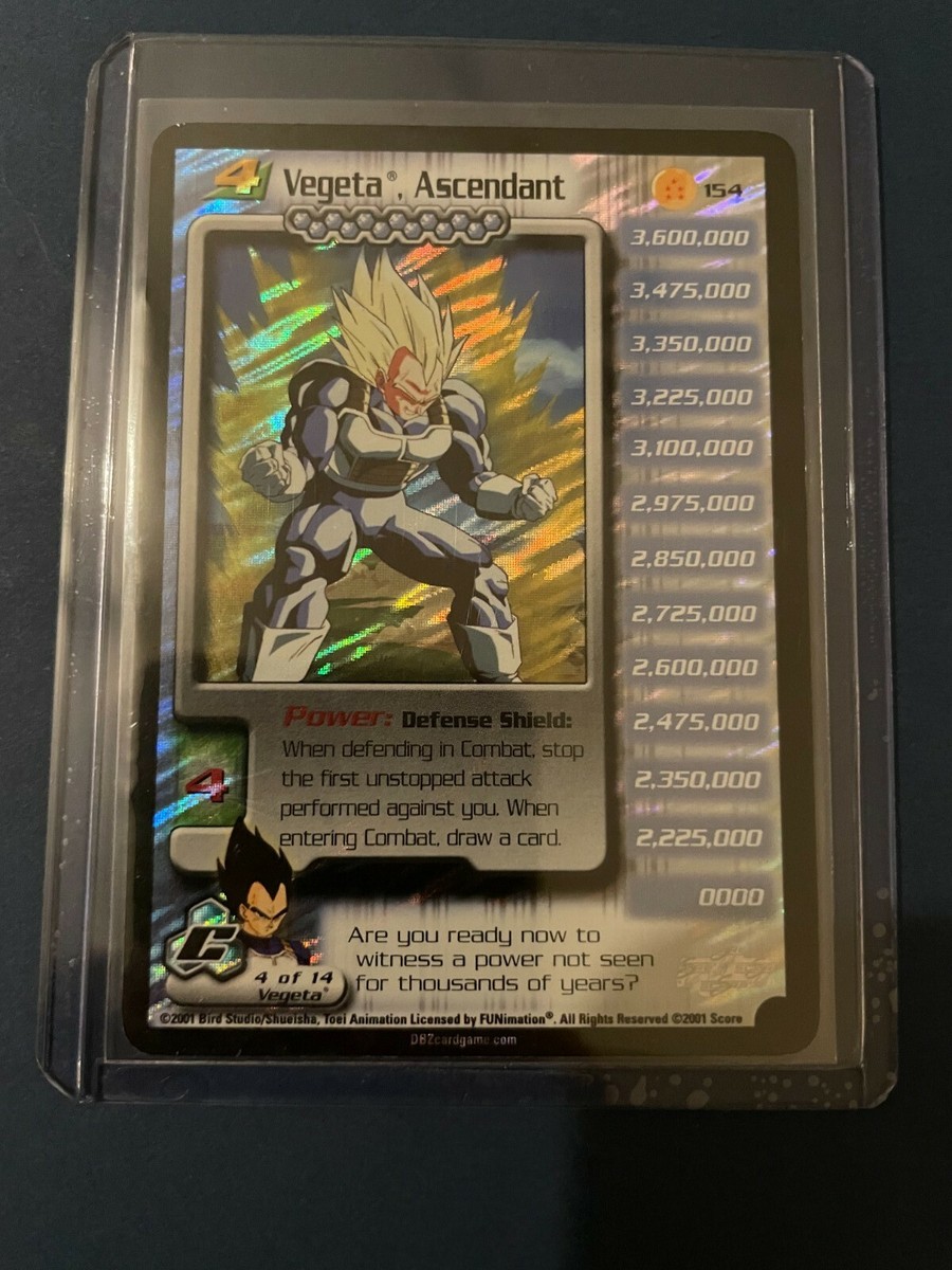 その他 radiant Vega foil Dragon Ball Z TCG CCG Vegeta Ascendant Holo Foil Incredible