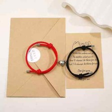 Bracelets Magnetic Couples Love Heart Stylish Jewerly Bracelet Collection 2Pcs