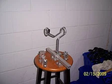 6  Rod  Holders With Quick Clamp Bases For Pontoon Rails Made In USA*