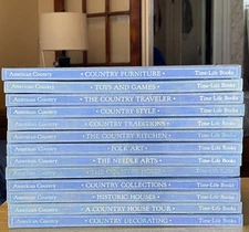 Time Life American Country Book Lot Of 13 Volumns. Country Decorating~