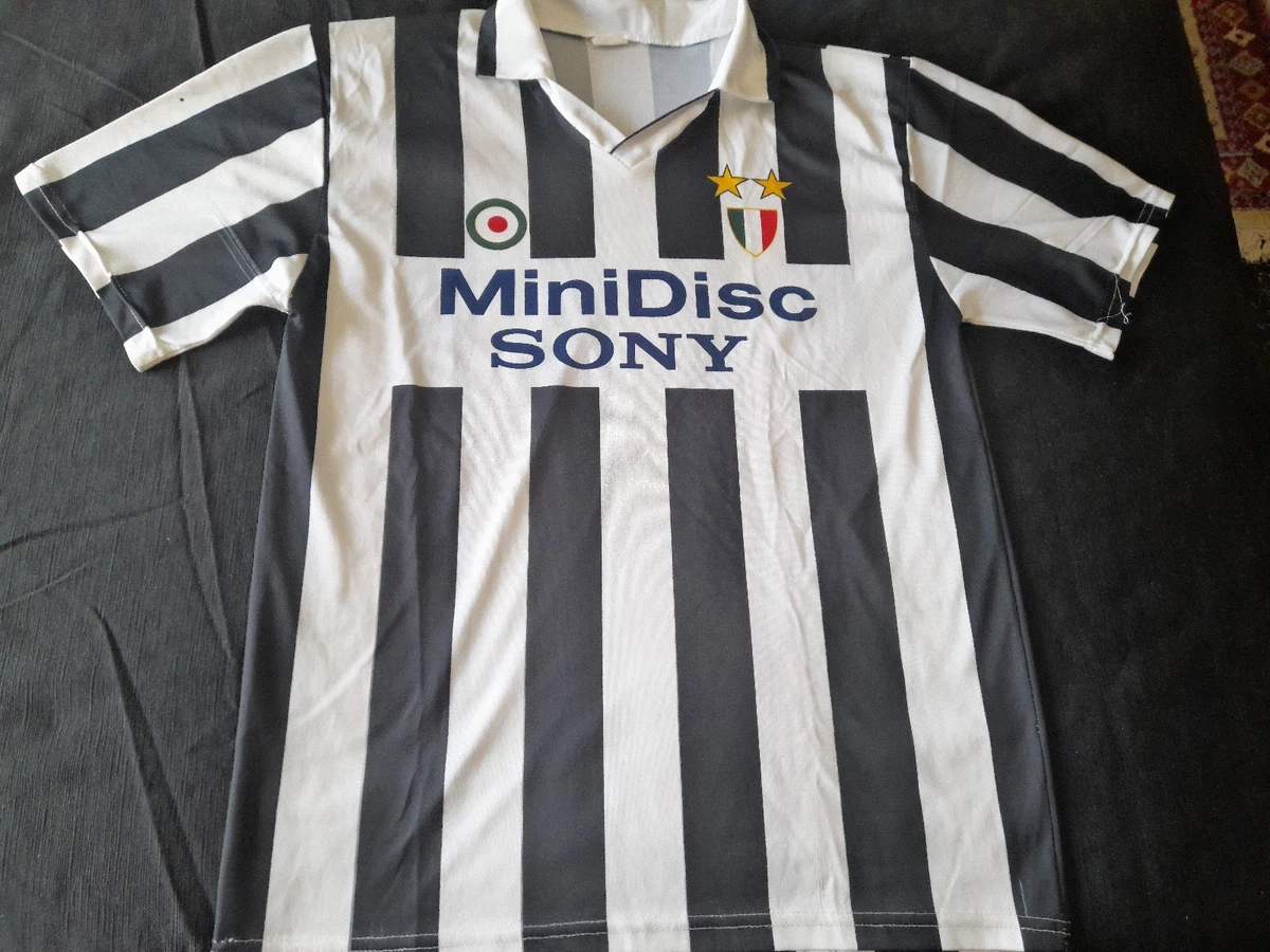 MAGLIA CALCIO VINTAGE LANETTA PER BAMBINO ANNI 8-14 JUVENTUS