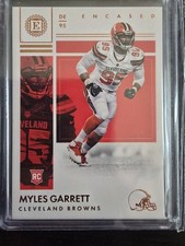 2017 Panini Encased Myles Garrett #86 Rookie Card Browns