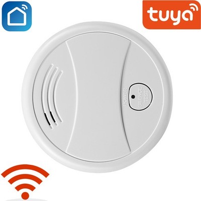 Tuya Smart WIFI Smoke Detector APP Notification Wireless Fire Smoke Detector