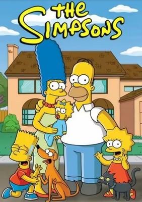The Simpsons Diamond Art/Malerei 30x40 Rundbohrer