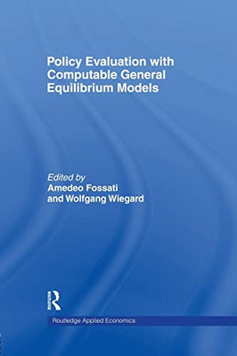 Policy Evaluation with Computable General Equilibrium M -  NEW Amedeo Fossati, 2