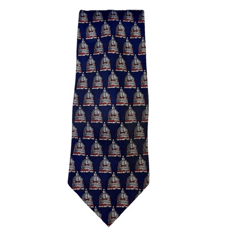 VTG Harrods Knightsbridge Men's Tie Depicting the Iconic HarrodsDepartment Store