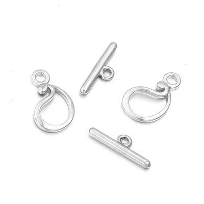 Stainless Steel OT Clasps Bracelet Toggle Clasp Connectors for DIY Bracelet Neck