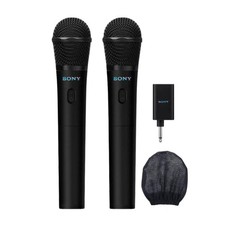 Sony ULT Mic Wireless Karaoke Microphone Microphone Cover Bundle Black