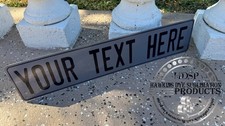 All Grey European Aluminum License Plate Custom Personalized Any Text Euro