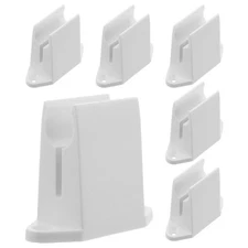 6 Pcs Roller Shutter Crank Handle Wall Mount Bracket Plastic Clamp Holder