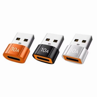Adapter USB C auf USB A OTG Ladeadapter Konverter USB A zu USB C 3.1 Buchse 10A