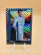 2025 Topps Chrome F1 Formula 1 Alexander Albon Portrait Checker Refractor #17