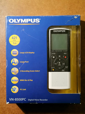 OLYMPUS VN-8500PC DIGITAL VOICE RECORDER 1GB