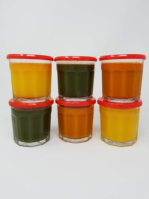 Red Plastic Lids Fits Luminarc Working Glass 6 Pack