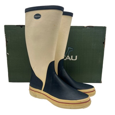 Le Chameau Two-Tone Waterproof Wellington Rain Boots Size 44 