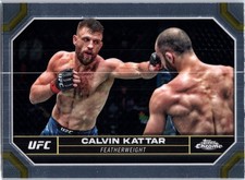 2024 Topps Chrome UFC #37 Calvin Kattar