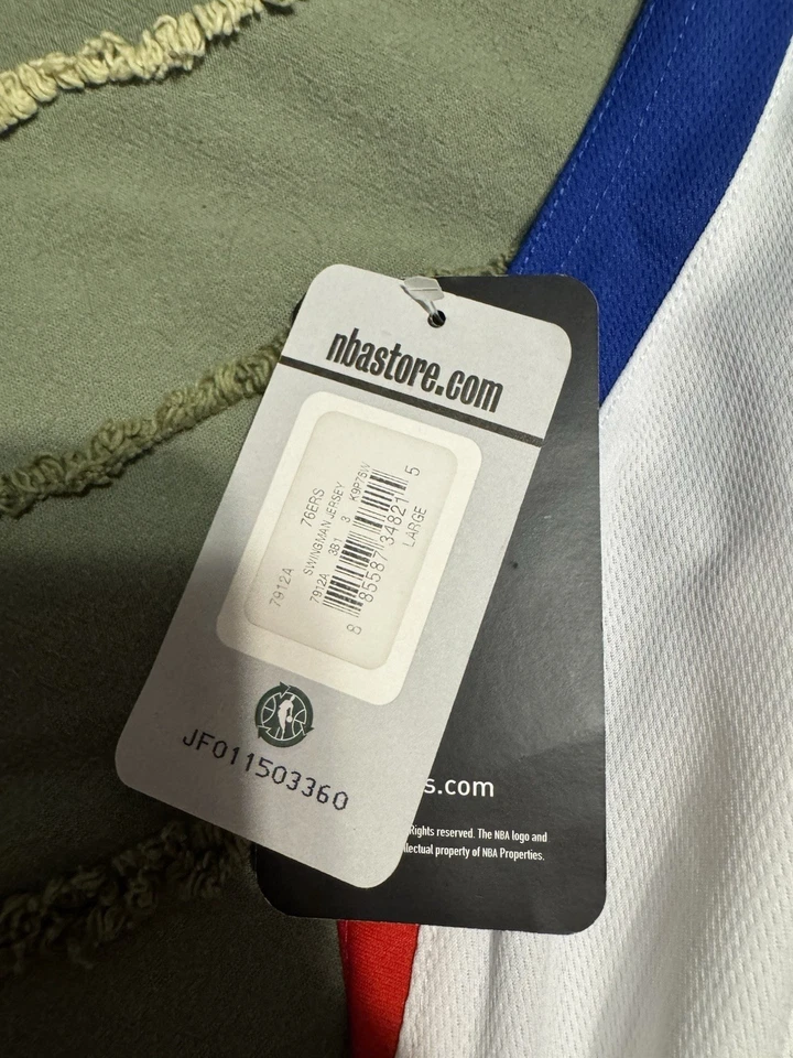 Camiseta deportiva autografiada de Spencer Hawes 76ers L Foto 4 de 4