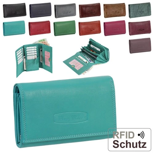 wallet purse ladies leather purse 12 cards absolute top model new