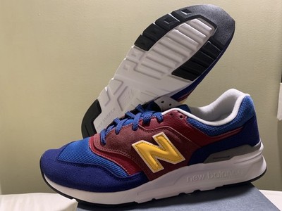 New Balance NB 997 Men's Retro Sneakers Lifestyle Shoes Suede/Mesh Blue Sz 12