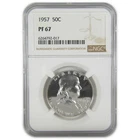 1957 Franklin Silver Half Dollar PF 67 NGC Proof 50c Coin Collectible