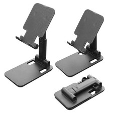 3 Pcs Cell Phone Stand,Fully Foldable and Angle Height Adjustable with Silico...