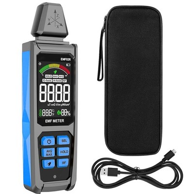 Elektrosmog Messgerät HF Strahlungsdetektor 8GHz RF EMF Tester Magnetfeld E-Feld