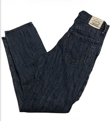 Levi s Wellthread 70 s High Slim Straight Cotton Big E Denim Jeans Women 27x28