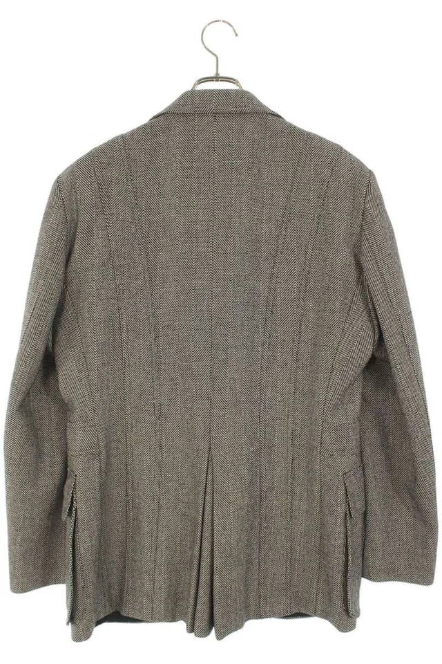 GUCCI размер: 52 131829 Z22338464 3B Herringbone сшитый куртка серый тон - Изображение 2 из 4