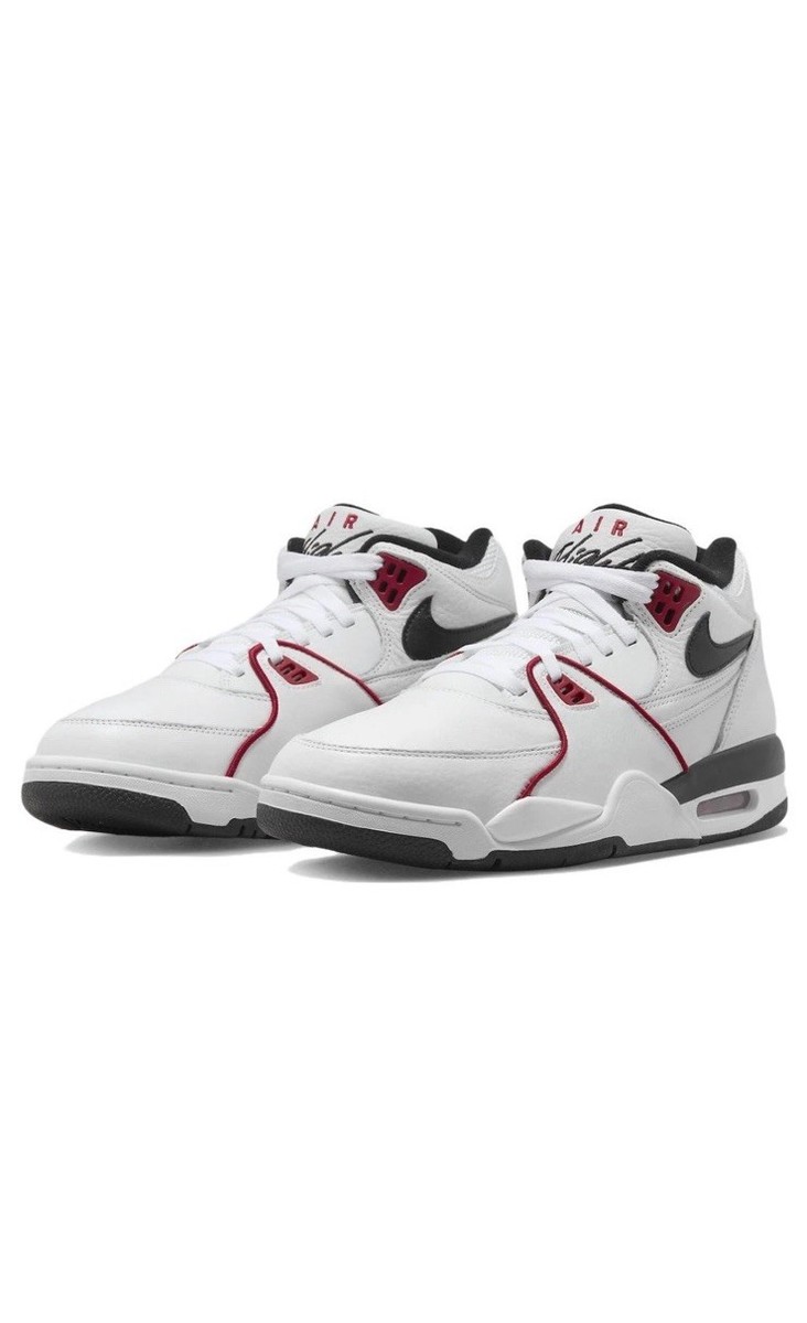 Size 8.5 M / 10 W Nike Air Flight 89 White Black Red. FD9928 