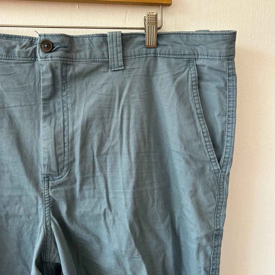Magellan Outdoor Chino Shorts Mens 42 Blue Pockets Gorpcore Lightweight - Image 2 of 3