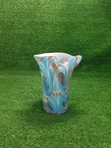 1959 Fratelli Toso Murano Hand Blown Art Glass - Starry Night Vase