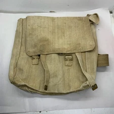 Original British Army 37 Pattern Webbing Large Pack & Strap - Indian Made 1943