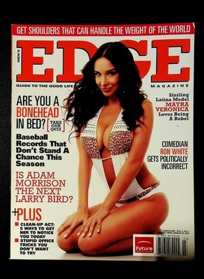 Men's Edge Magazine March 2006 Mayra Veronica Ron White Lifestyle
