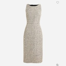 Women's J.Crew Collection 4 Tinsel Tweed Shift Dress Cocktail Formal Business