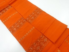 7590963: JAPANESE KIMONO JAPANESE NAGOYA OBI / WOVEN FLOWER
