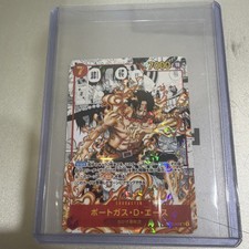Portgas.D.Ace OP02-013 Mini Manga Saikyo Jump Non-Holo Japanese One Piece TCG