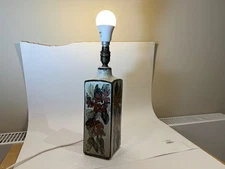 Vintage Colin Kellam Studio Pottery Lamp West German style glaze