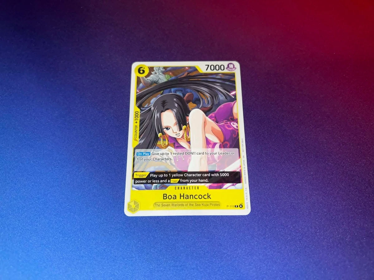 25+ Boa Hancock P-115 One Piece Promotion Cards for sale | Updated