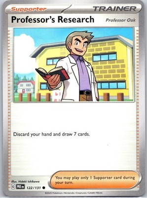 Professor's Research [Professor Oak] SV: Prismatic Evolutions #122/131 NM
