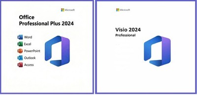 Office 2024 Pro  Plus + Visio Pro, 32/64 Bit, SOFORTVERSAND