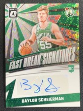 Baylor Scheierman 2024-25 Panini Donruss Optic Fast Break Signatures RC #FBS-BAY