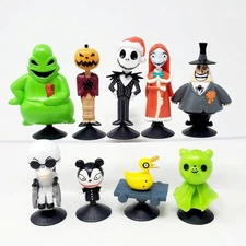 Nightmare Before Christmas Haunted House Chibi Snapz Set of 9 w Rare Glow (Bin3)