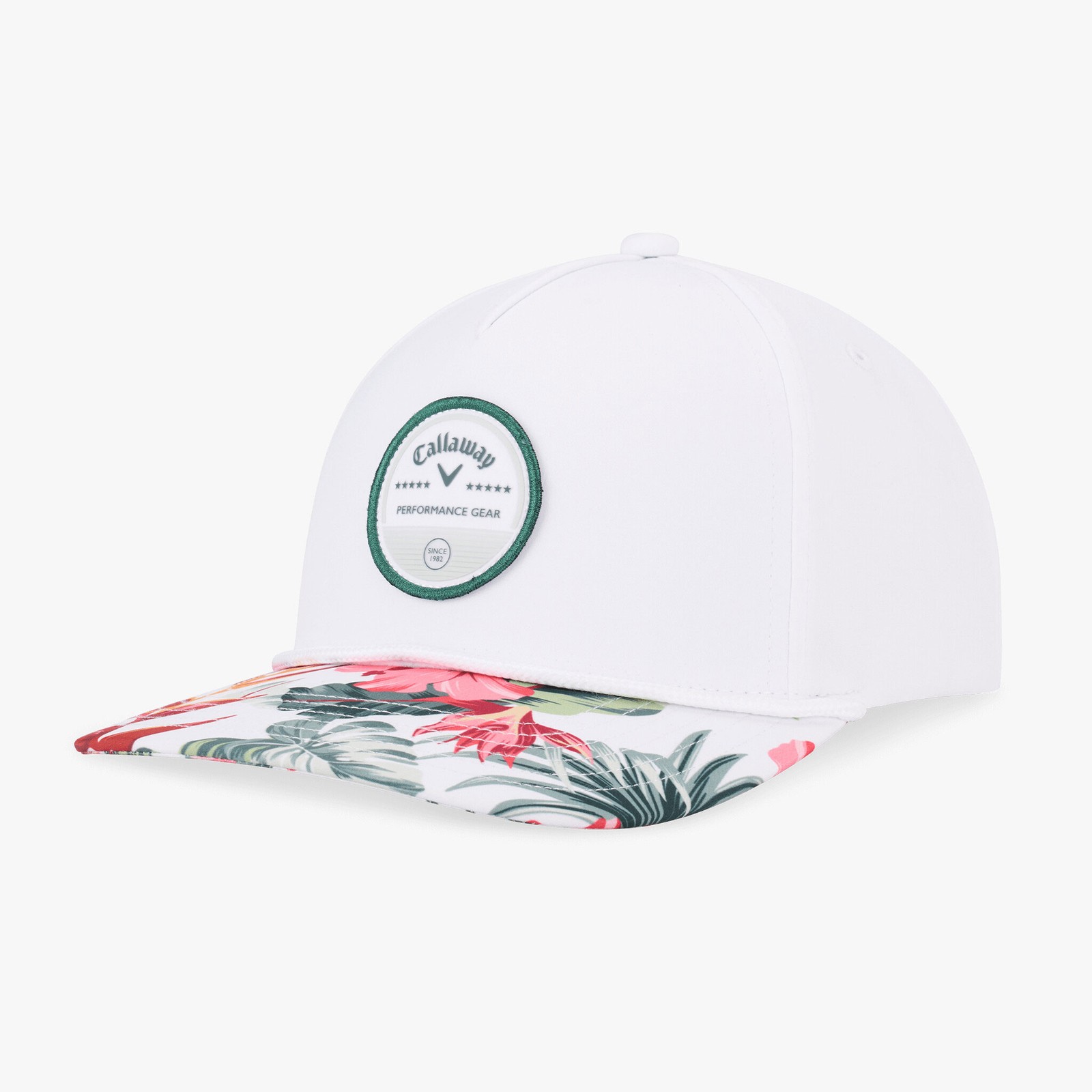 Callaway Bogey Free Tropical - White Adjustable Woven Baseball Hat 4690₽