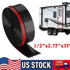 Racewill 1/2"x2.75"x35' Trailer Black Slide Out Seal Base Trailer Weather Seal