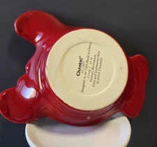 Lobster Shaped Butter Dishes, Red, Set Of 4 Chantal Stoneware