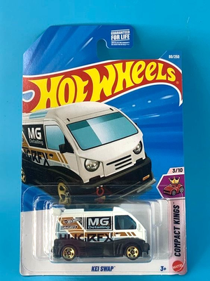HOT WHEELS 2026 KEI SWAP WHITE 80/250 JJJ65 COMPACT KINGS M. GABE
