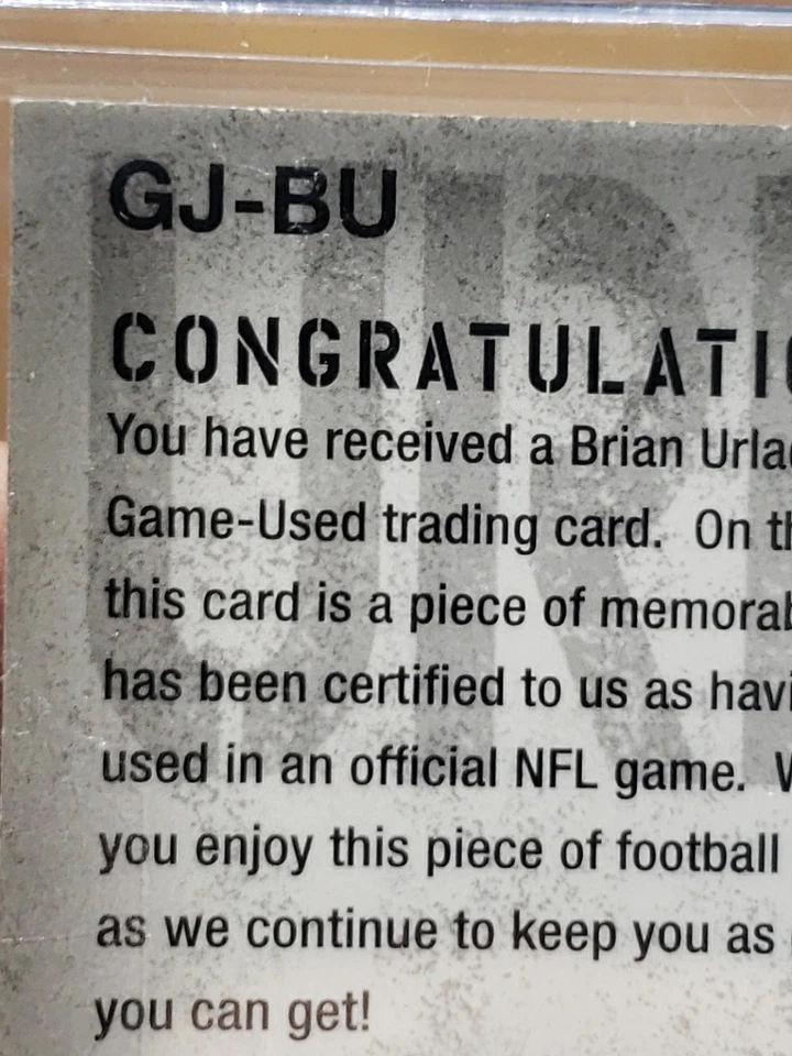2006 Upper Deck Game Used Jersey Brian Urlacher Chicago Bears - Image 3 of 3