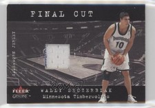 2001-02 Fleer Genuine Final Cut Jerseys Wally Szczerbiak 0m0