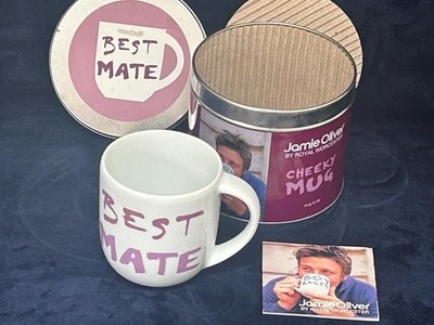 ROYAL WORCESTER JAMIE OLIVER CHEEKY TASSE ''BEST MATE'' - NEU IM KARTON