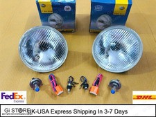 7 Inch Crystal Clear Universal Hella Halogen Headlight Lamp For Jeep Set Of 2 7 Inch Crystal Clear Universal Hella Halogen Headlight Lamp For Jeep Set Of 2